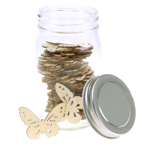 Floristik24 Bois de papillon dans un verre 60p