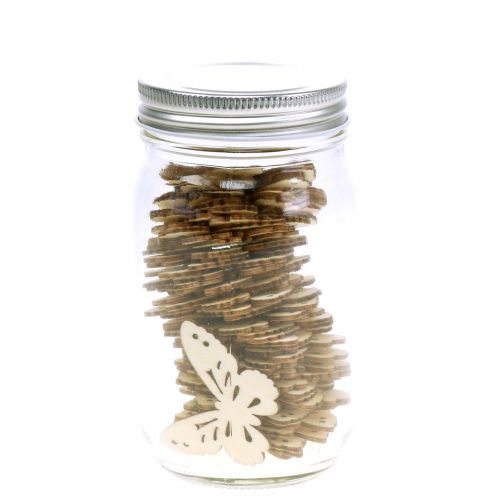 Floristik24 Bois de papillon dans un verre 60p