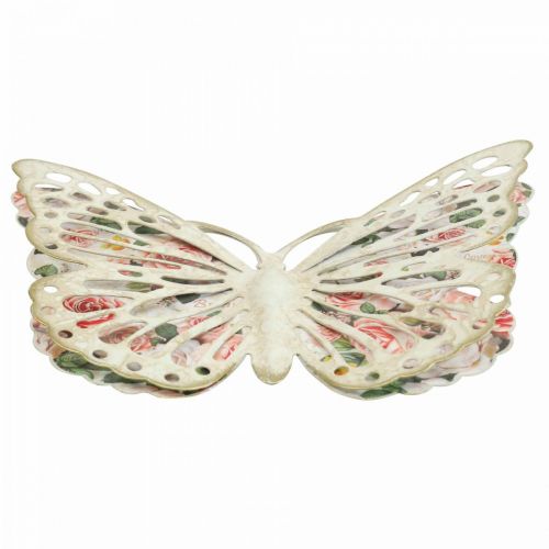 Décoration murale métal déco papillon style campagne  L21,5cm-08701