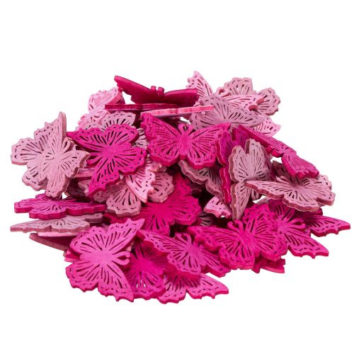 Article Éléments décoratifs papillons à disperser pour une décoration printanière de table et de bol, 4 cm, 72 pièces