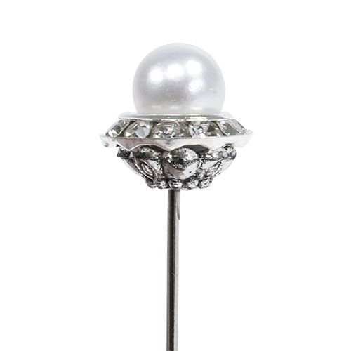 Floristik24 Aiguilles à bijoux avec perle Ø14mm L5,5cm 24 pcs