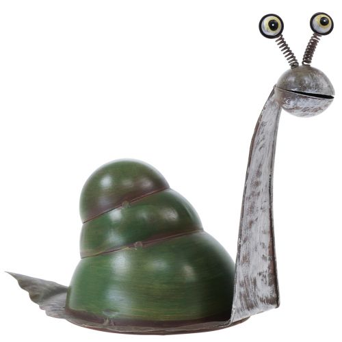 Déco escargot décoration métal figure décoration jardin 26x14x20cm