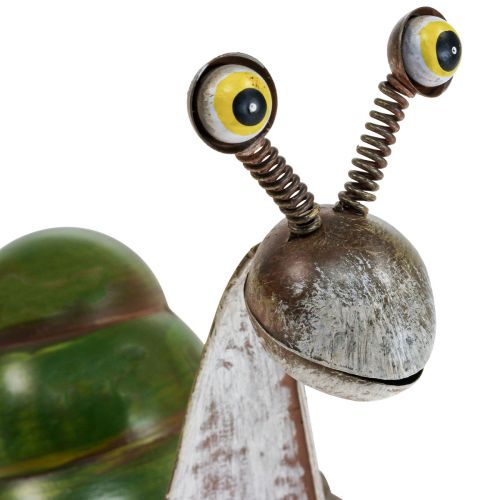 Déco escargot décoration métal figure décoration jardin 26x14x20cm