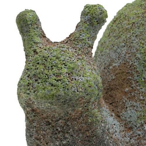 Article Figurine de jardin escargot moussu 31cm x 17cm H17cm