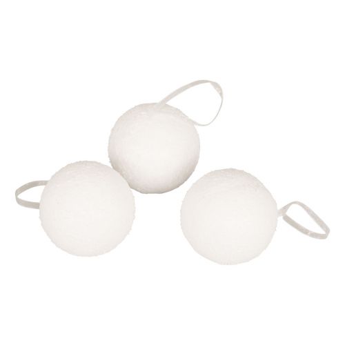 Article Boules de neige déco cintre neige artificielle Ø5,5cm 6pcs