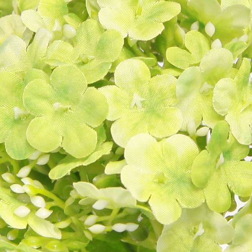 Article Boule de neige fleurs artificielles Viburnum artificiel vert 61cm 4 pcs