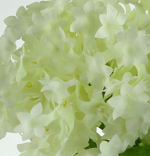 Floristik24 Fleur boule de neige en soie blanche 47 cm