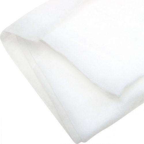 Floristik24 Couverture de neige déco tapis de neige artificielle tapis de neige blanc 200×50cm