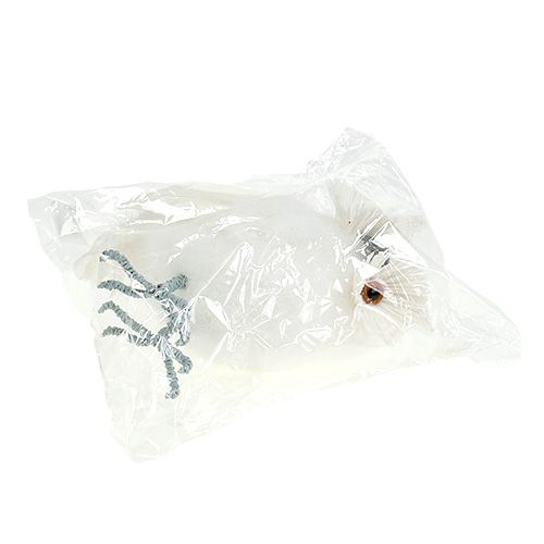 Floristik24 Harfang des neiges blanc 18cm