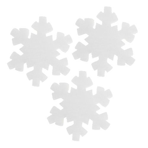 Article Flocon de neige blanc 7cm 8pcs