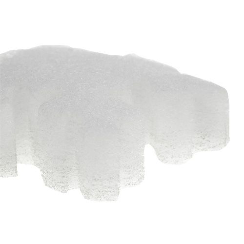 Floristik24 Flocon de neige blanc 7cm 8pcs
