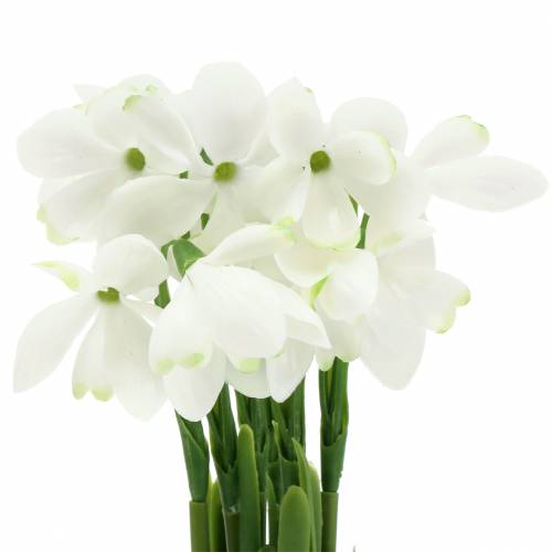 Floristik24 Perce-neige artificiel blanc 26,5cm 6pcs