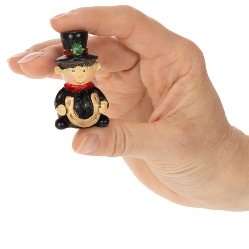 Figurines de ramoneur porte-bonheur à coller 5 cm en polyresine – Set de 6 | Floristik24.fr