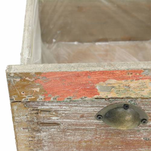 Floristik24 Jardinière tiroir en bois antique pour plantation 20cm/15cm