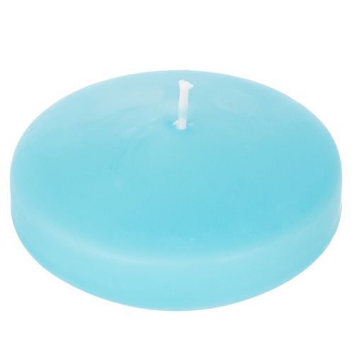 Bougie flottante ronde, idéale pour les décorations festives, les événements, les bassins et les tables, 8 cm, lot de 8.