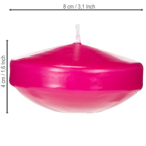 Article Bougies flottantes décoratives pour toutes vos fêtes, 8 cm, lot de 8