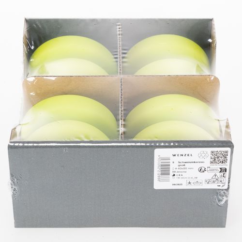 Article Bougie flottante, un élément de décoration polyvalent pour des tables et événements élégants, 8 cm, 8 cm de hauteur, lot de 8.