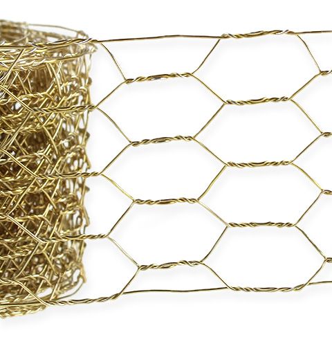 Tresse hexagonale 50mm 5m or