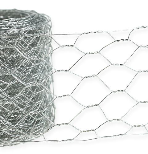 Tresse hexagonale 50mm 5m argent