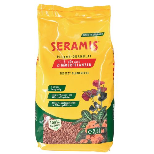 Article Seramis granulés végétaux pour plantes d&#39;intérieur 2,5l