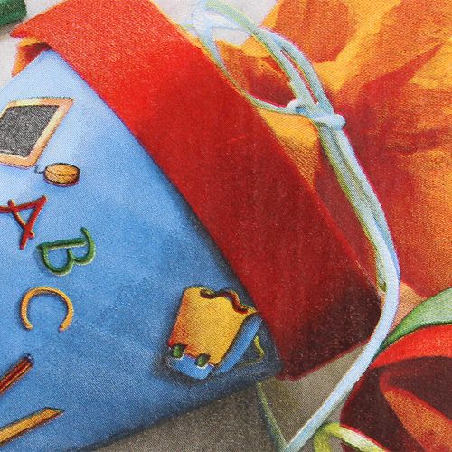 Floristik24 Serviettes 1er jour d'école 33x33cm