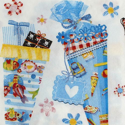 Floristik24 Serviettes motif cône de sucre 33x33cm