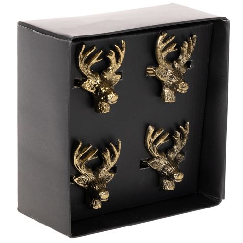 Lot de 4 ronds de serviette en
