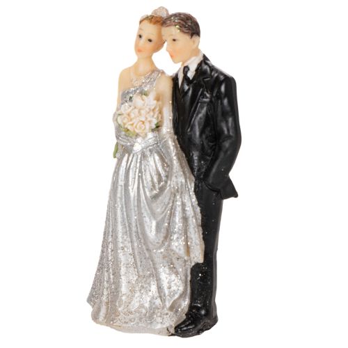 Couple pour les noces d'argent (10 cm) | Floristik24.fr