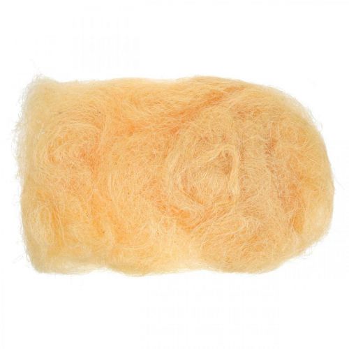 Floristik24 Sisal Abricot matériau naturel rembourrage fibre de laine déco 300g