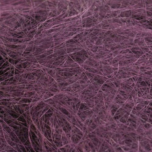 Sisal Fibre de sisal violet pour artisanat et décoration 300g