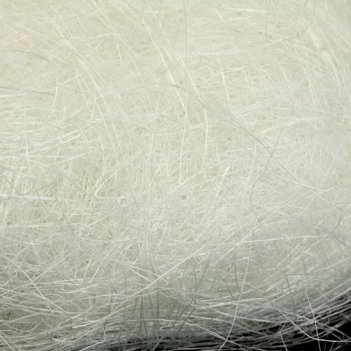 Article Herbe de sisal blanche, herbe de sisal pour l&#39;artisanat, matériel artisanal matériau naturel 300g