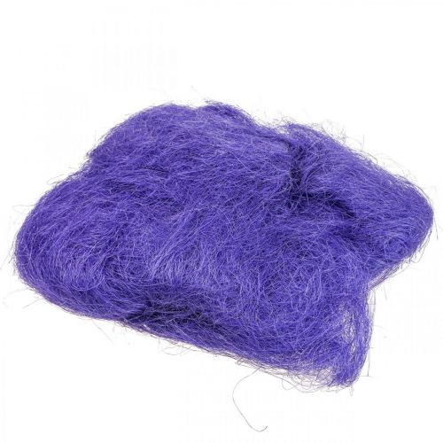 Herbe de sisal pour l&#39;artisanat, matériel artisanal, matériau naturel, violet clair, 300g