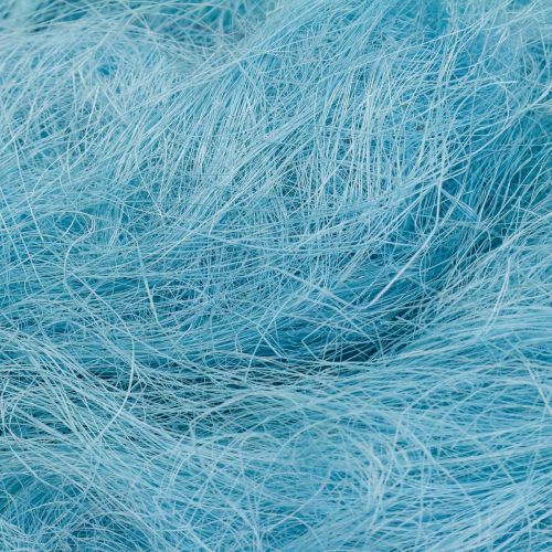 Article Herbe de sisal pour l&#39;artisanat, matériel artisanal, matériau naturel turquoise 300g