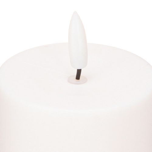 Article Bougie solaire LED bougie solaire blanc blanc chaud Ø7cm H15cm