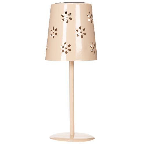 Article Lampe de table à motif floral, solaire, pour un éclairage romantique de jardin, 28 cm