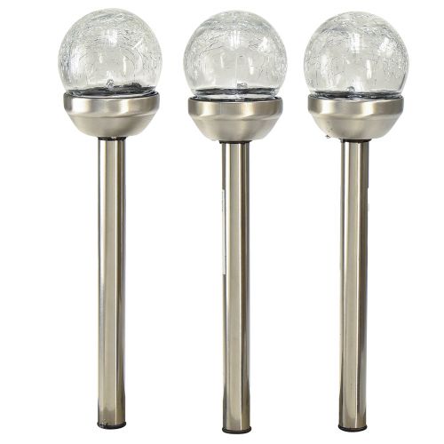 Floristik24 Piquet de jardin solaire lampes solaires balcon Ø6cm H36cm 6 pcs