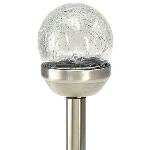 Floristik24 Piquet de jardin solaire lampes solaires balcon Ø6cm H36cm 6 pcs