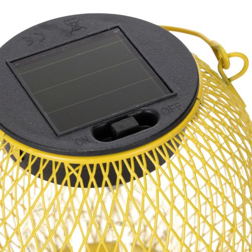 Article Lanterne solaire pour jardin et terrasse au design moderne en métal, 12 cm