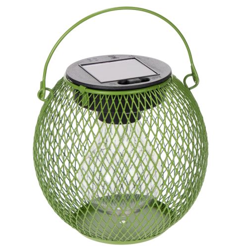 Lanterne solaire ronde à LED, idéale pour le jardin ou la terrasse, éclairage d'ambiance, 12 cm