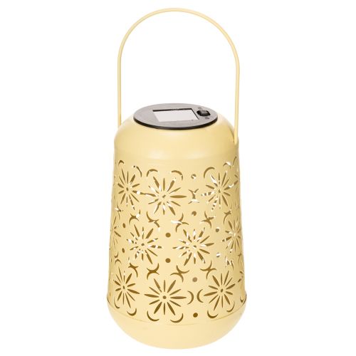 Floristik24 Lanterne solaire de jardin à motif floral et lumière d'ambiance, 26 cm
