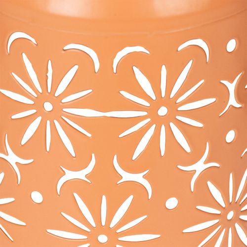 Article Lanterne solaire à motif floral pour des soirées romantiques au jardin, 26 cm