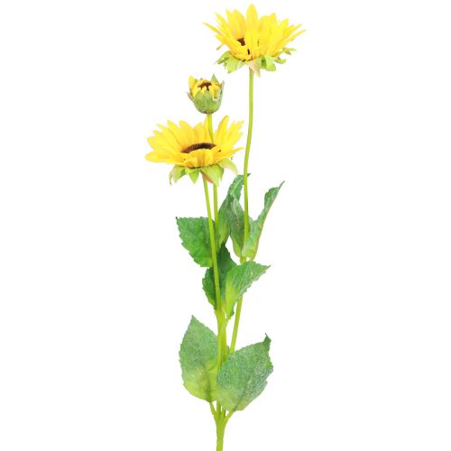 Plantes artificielles tournesols artificiels fleurs artificielles décoration jaune 64cm