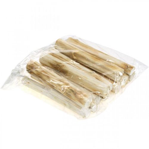 Article Tige de tournesol 20cm blanc 12 pcs
