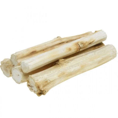 Article Tige de tournesol 20cm blanc 12 pcs