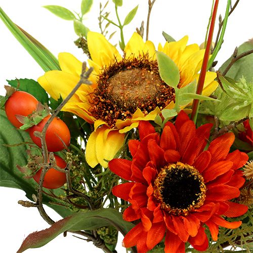 Article Bouquet de tournesols jaune 24cm