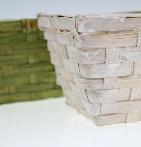 Jeu de particules aggloméré carré vert / blanc 10pcs | Floristik24.fr