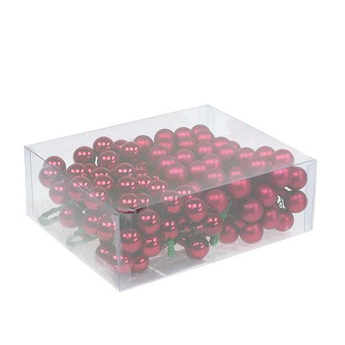 Article Baies miroir 20mm rouge 140 pcs