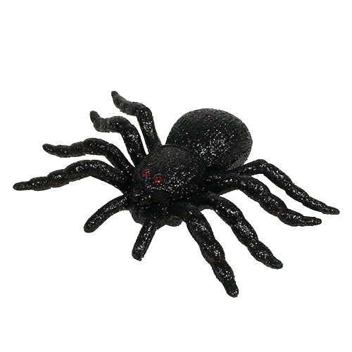 Figurines d’araignées et de chauve-souris, noir 10-14 cm 3 p.