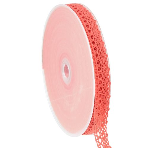 Ruban dentelle ruban décoratif Corail L16mm L20m