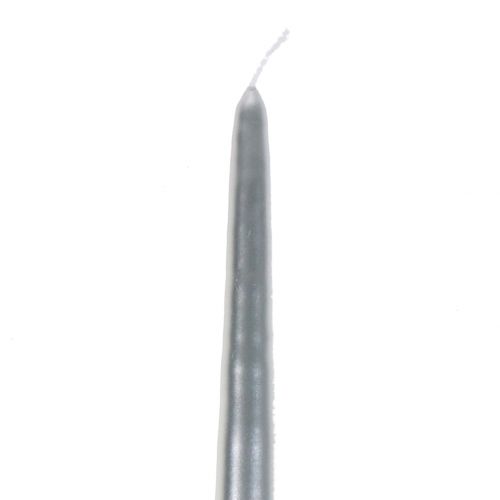 Article Bougies coniques 400/25 argent 8 pcs